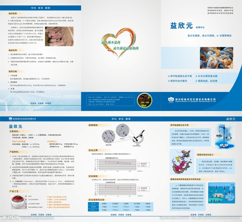 兽药宣传页 三折页矢量图__画册设计_广告设计_矢量图库
